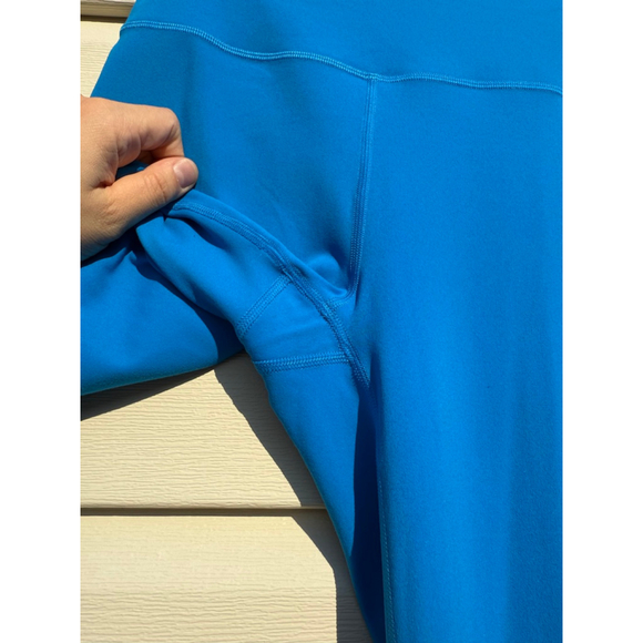 Lululemon Groove Flare Pants Size 6 Bright Blue Yoga High Rise Stretch Leggings - Picture 6 of 10